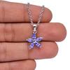 Natural Tanzanite Flower Pendant ~ AAA+ Fine Tanzanite Gemstone Handmade Pendent
