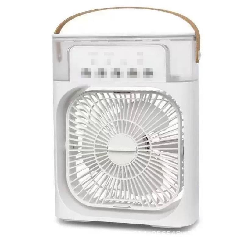 Portable Five-Hole Spray Cooling Fan with Humidifier for Office & Dorm