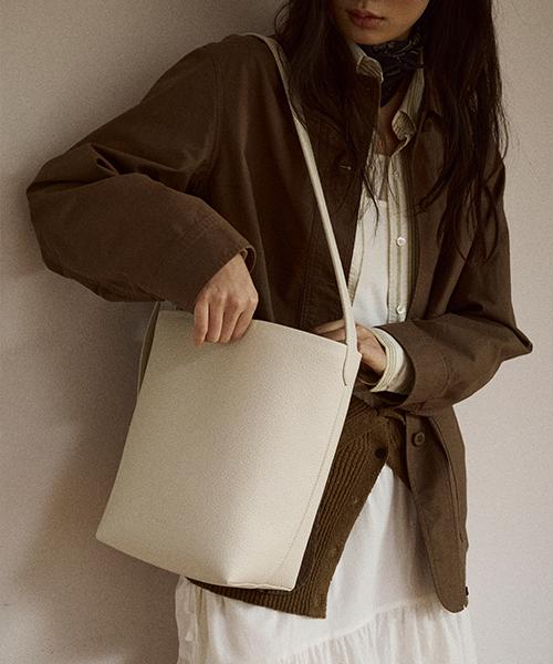 Demaker Woody Bucket Bag-Ivory