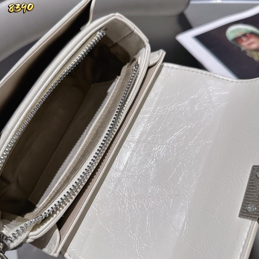 Bolsa Tote Transversal de Corrente de Luxo Coreana de Verão 2024 - Bolsa de Ombro Quadrada Pequena Feminina