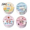 Soft Color Tape Writable Labels Washi Roll, Decorative Patterns Art Craft Smudge Proof Sticker Masking for Scrapbook, Journals, Planners, Card Making