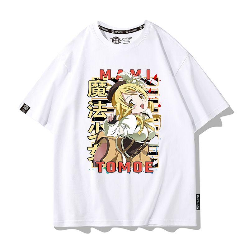 Anime Puella Magi Madoka Magica Cosplay Printed Short Sleeves TShirt Casual Tee Fashion Shirts In Summer Birthday Gifts