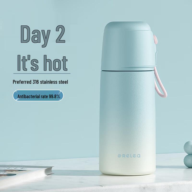 RELEA 316L Stainless Steel Portable Insulated Tea Bottle