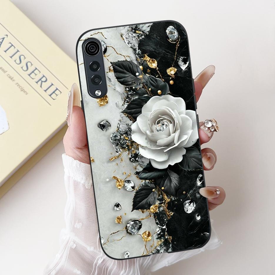 Für LG Velvet 5G Hülle LM-G900N Niedliche Cartoon Hülle Stoßfeste Weiche Silikon Handyhülle Für LG Velvet 5G UM LGVelvet Fundas Stoßfänger
