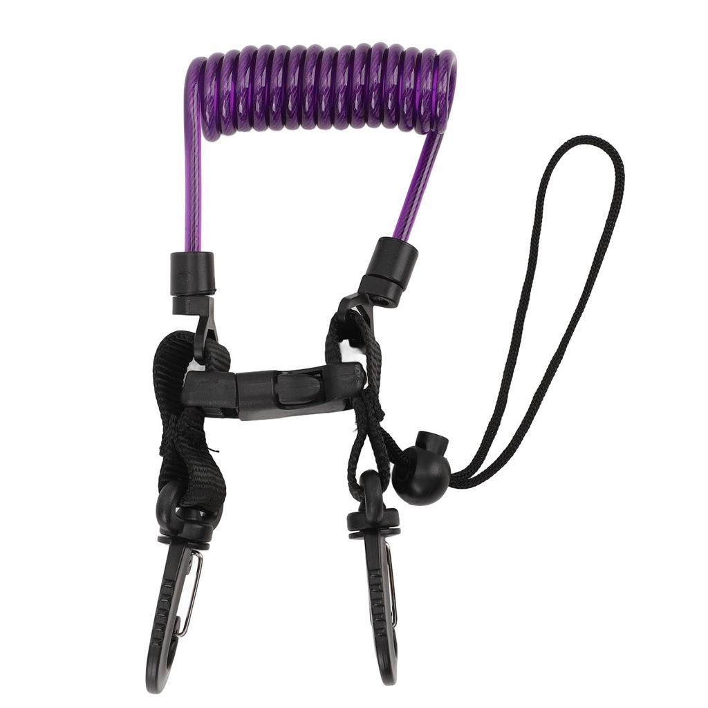 Tauchkamera Lanyard Schnellverschluss Schnalle Edelstahl Draht Feder Spiralförmig Aufgerolltes Kamera Lanyard für