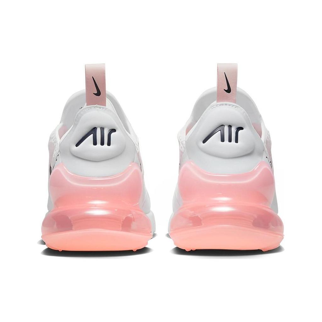 Nike Air Max 270 White Bleached Coral Women Sneakers Atmosphere Midnight-Navy AH6789-110