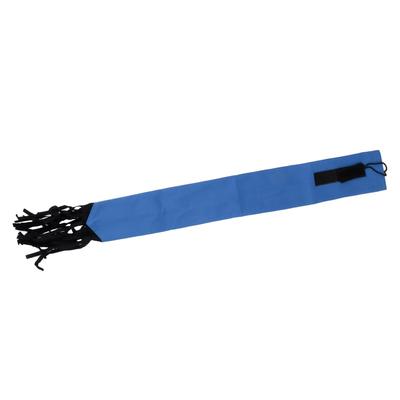 Horse Tail Protection Bag Non Woven Fabric Horsetail Guard with Fringe Hook and Loop Design Blue