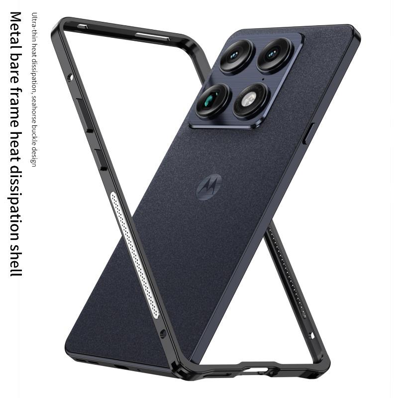 Detachable Metal Protect Ultra-Thin Case For Motorola Signature 5G Metal Frame Shockproof Cover Bumper For Moto X70 Air Pro