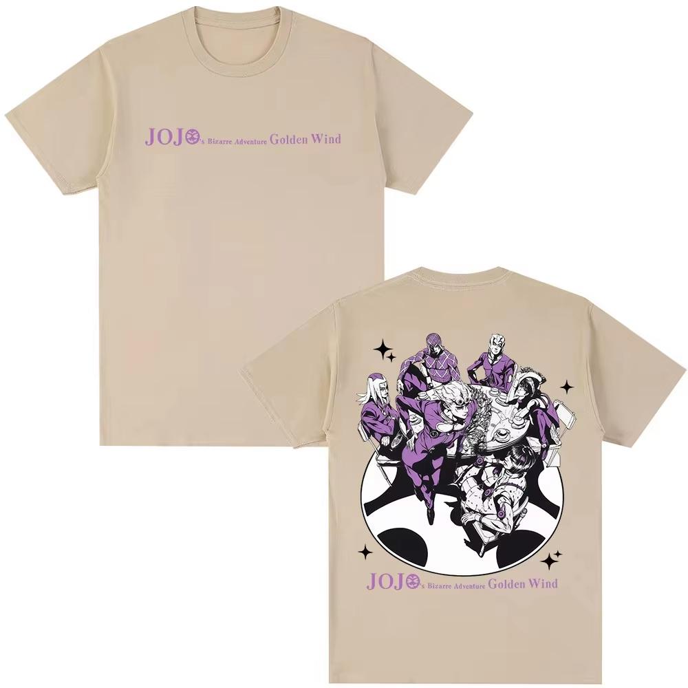 Unisex 2026 Summer JoJo's Bizarre Adventure Cartoon Graphic Loose Casual Short Sleeve T-shirt