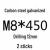 Extra Long Expansion Screws Set - Pull-Out Bolts M6/M8/M10/M12/M14/M16 in Various Sizes (200x250x300x400)