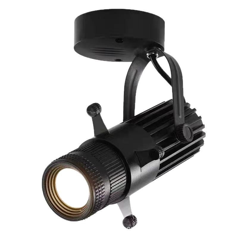 Square Dimming Aperture COB LED Track Spotlight for Museum and Shop Displays