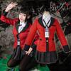 Anime Kakegurui Yomotsuki Runa Cosplay Kostüm Jas JK Schule Uniformen Jas Hoodie Halloween Karneval Kleidung