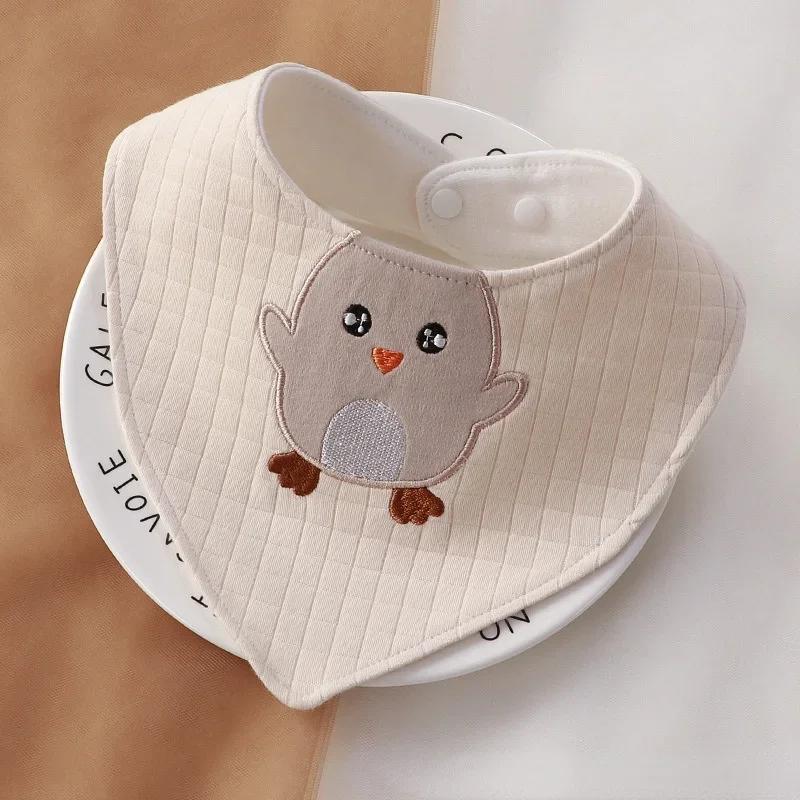 Triangle Cartoon Baby Bibs Soft Newborn Feeding Towel Cotton Cloths for Girls Boys Bandana Bib Newborn Saliva Towel Burp Cloths