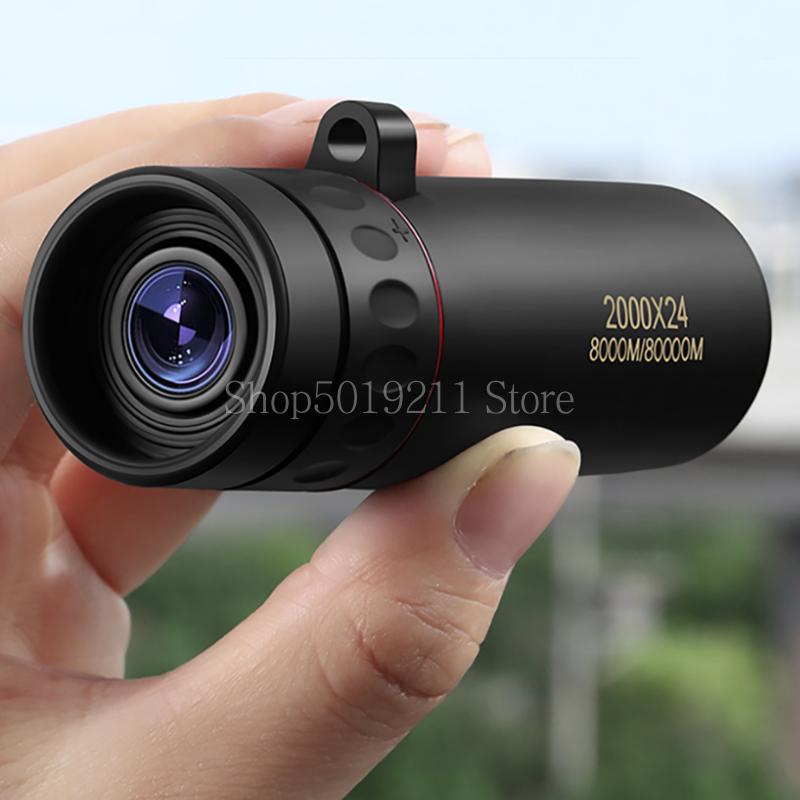 Mini Pocket Monocular Scope Zoom Telescope Handy Optics Scope for Outdoor Camping Hiking Traveling Hunting Compact Rifle