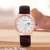Wokai Business Mens Watch With Pu Strap Quartz Movement For Formal Wear