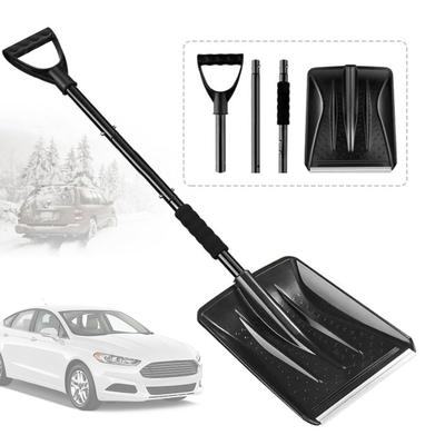 Emergency Snow Shovel Large Capacity Adjustable Car Snow Shovel Lightweight Rotating Snow Removal Shovel for Home Garden Camping