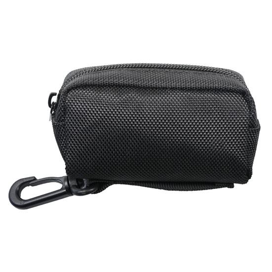 Mini Golf Waist Bag with Clip, Golf Ball Storage Pouch with Tee Holder, Golf Accessory Zipper Bag, Men Women Golfer Gift