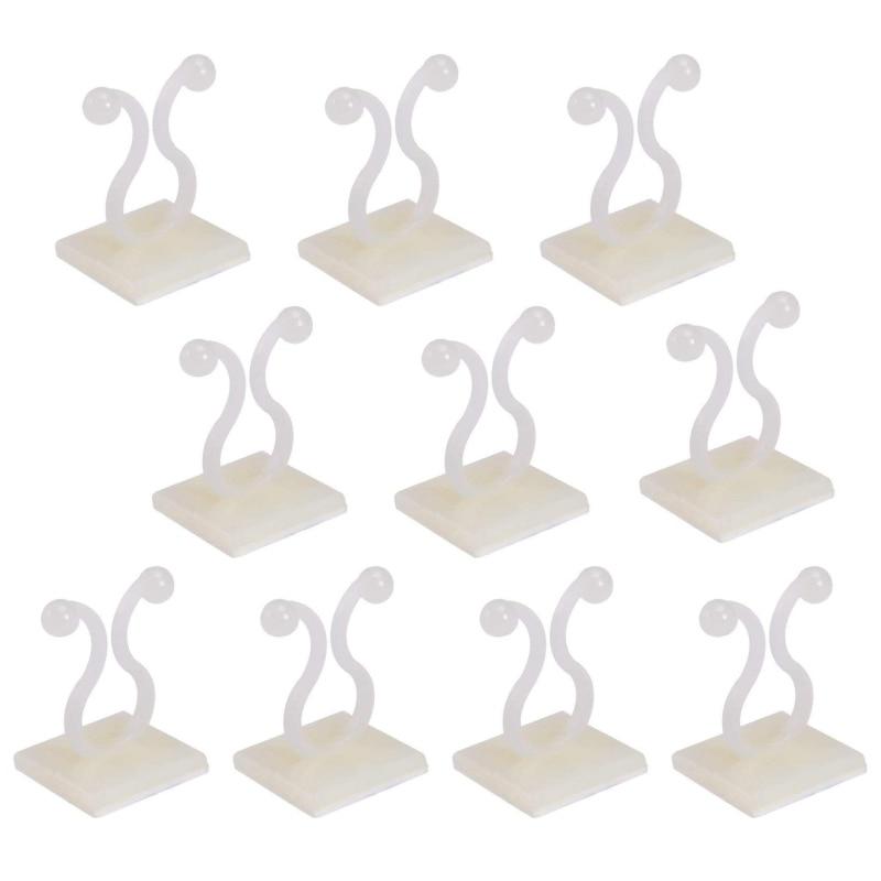 

10 шт. невидимые настенные лозы, приспособление для восхождения, фиксатор растений, паста без следов, липкий крючок для дома, балкона, сада, декор, крючки M