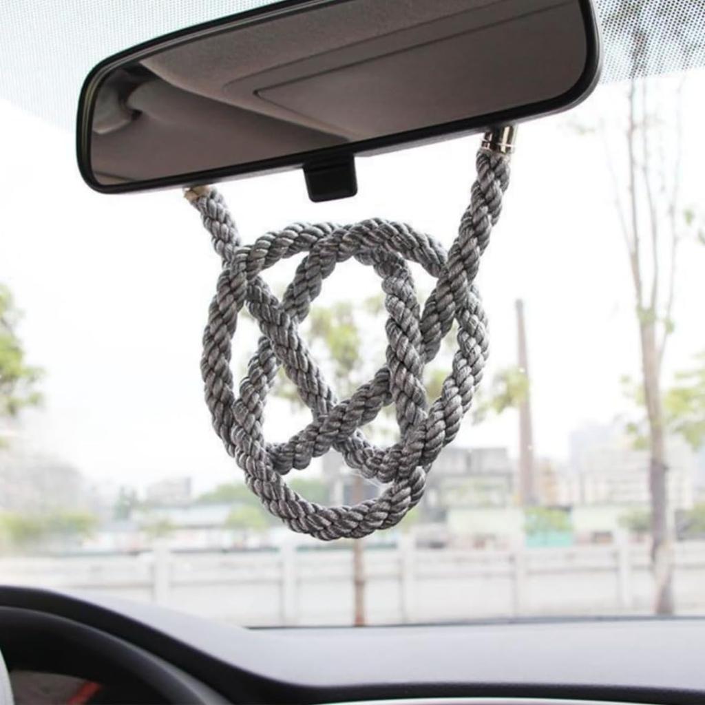 Riuuyyi Car Decorative Tassel Charm Junction Produce JP Pendant Rearview