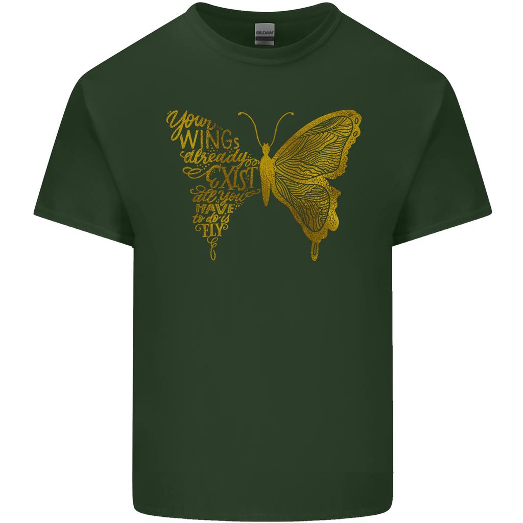 Butterfly Inspirational Quote Rhopalocera Unisexs Light Cotton TShirt