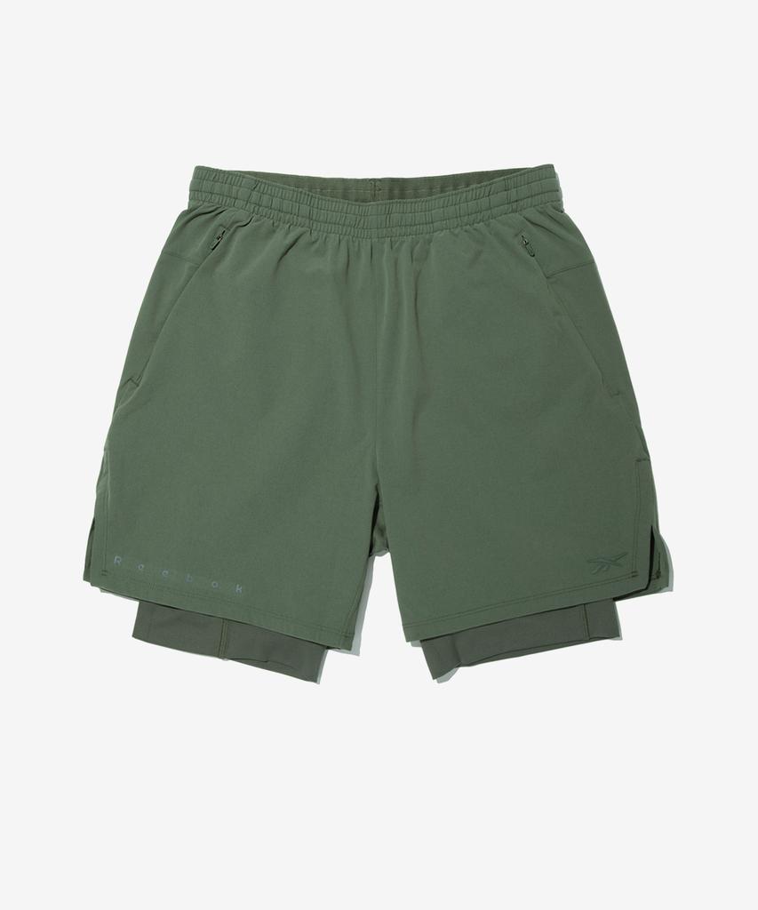 Reebok Lab Training Shorts - Khaki / 100215102