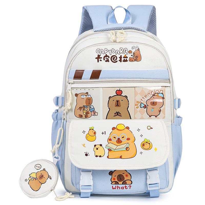 Elementary school school bag new cartoon large capacity weight reduction backpack boys and girls travel backpack