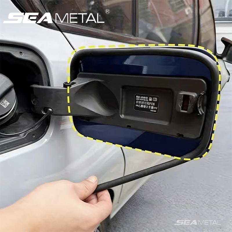 SEAMETAL 90cm Car Fuel Cap Seals Strip Charging Port D-shaped Seal Strip Dustproof Waterproof Gasket Automotive Weatherproof Auto Seal