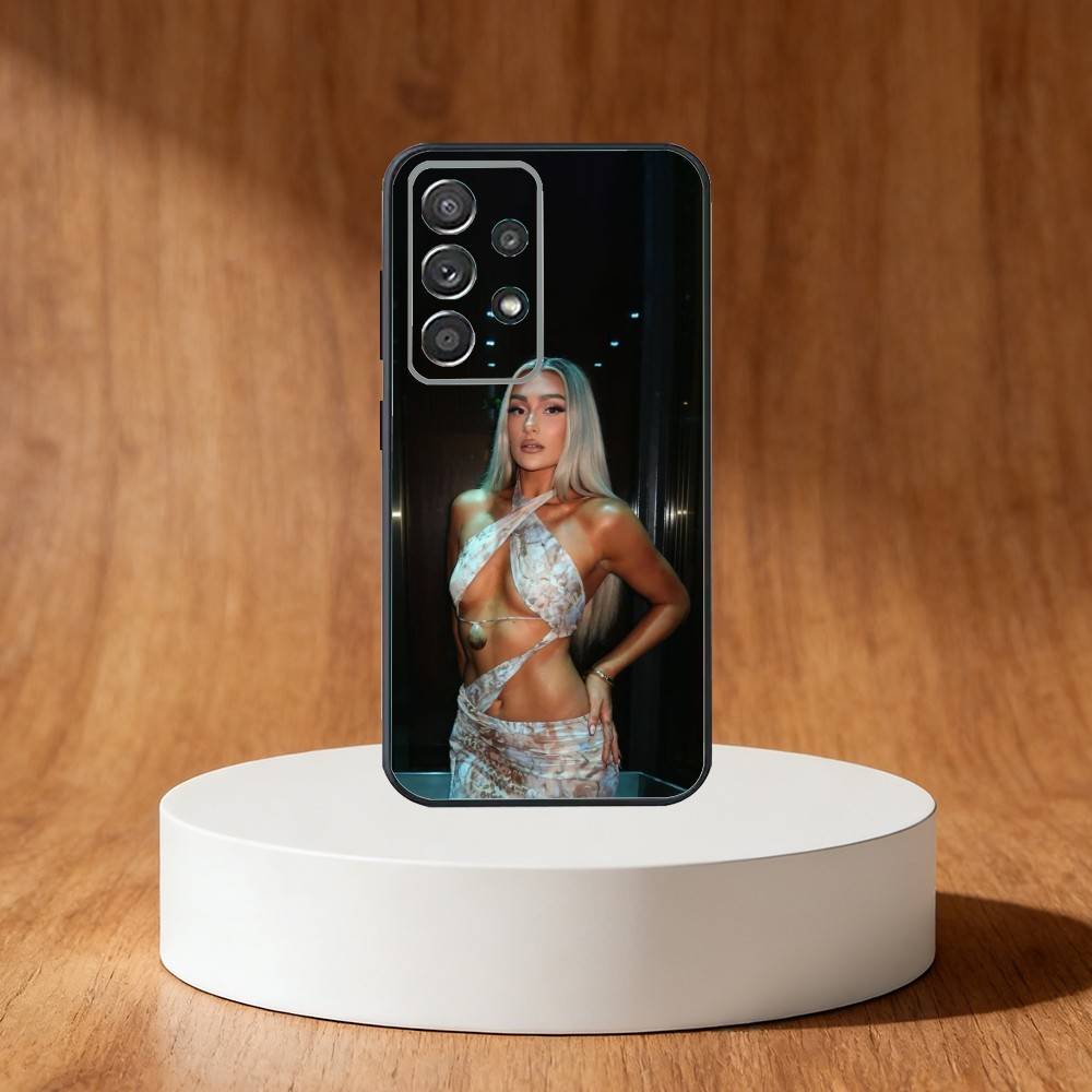 Izzi Dame Phone Case For Samsung S25,S24,S21,S22,S23,S30,Ultra,S20,Plus,Fe,Note,10,9,5G Black Cover