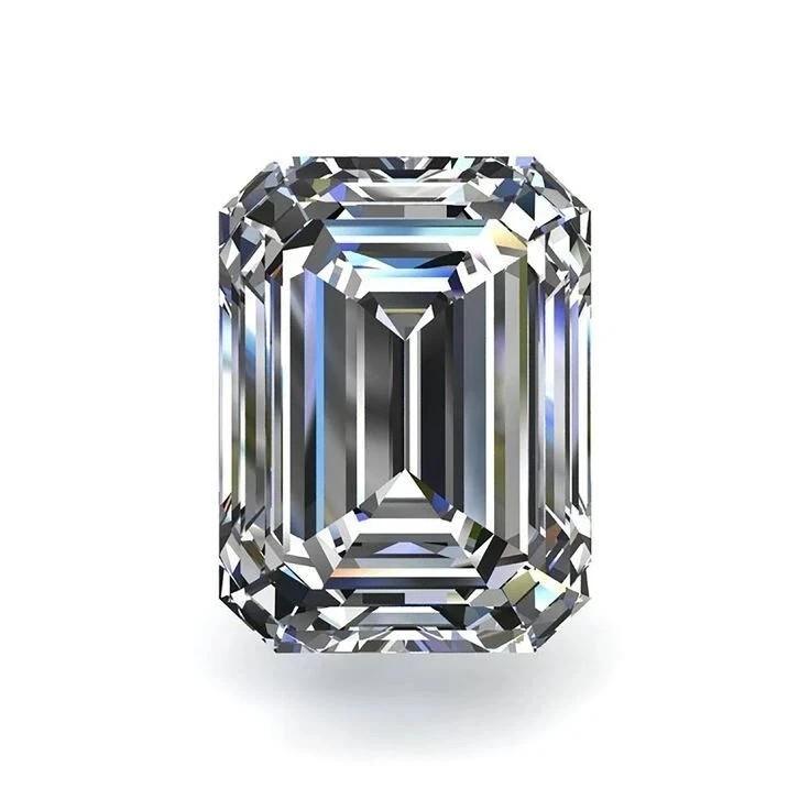 Emerald Cut 1 CT VVS1 Clarity Natural D Color Lab-grown Diamond Certified M1U98