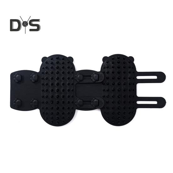 2/4 Stück Katzen-Selbstpflegebürste aus Silikon, verstellbare Tischbein-Eckenbürste für Katzengesicht, Juckreiz- und Kratzbürste, Massagekamm für Hauskatzen