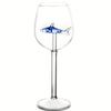 1pc 300ml 3D Blue Shark Cocktail Glasses Perfect for Bars Pubs Clubs Restaurants and Home Use Creative Champagne Glasses Gifts