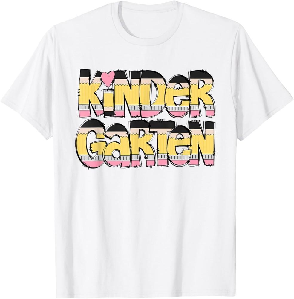 Kindergarten Pencil First Day Of School Teacher Toddler Kids T-Shirt Unisex T-Shirt L