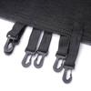 Red de Repuesto para Cama Elástica Red de Seguridad Barrera de Nylon con Doble Cremallera y Hebillas de Protección Duradera