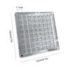 Acrylic Magnetic Seashell Storage Box 64/100 Grids Seashell Display Case Small Craft Bead Jewelry Organizer Rock Collection Box