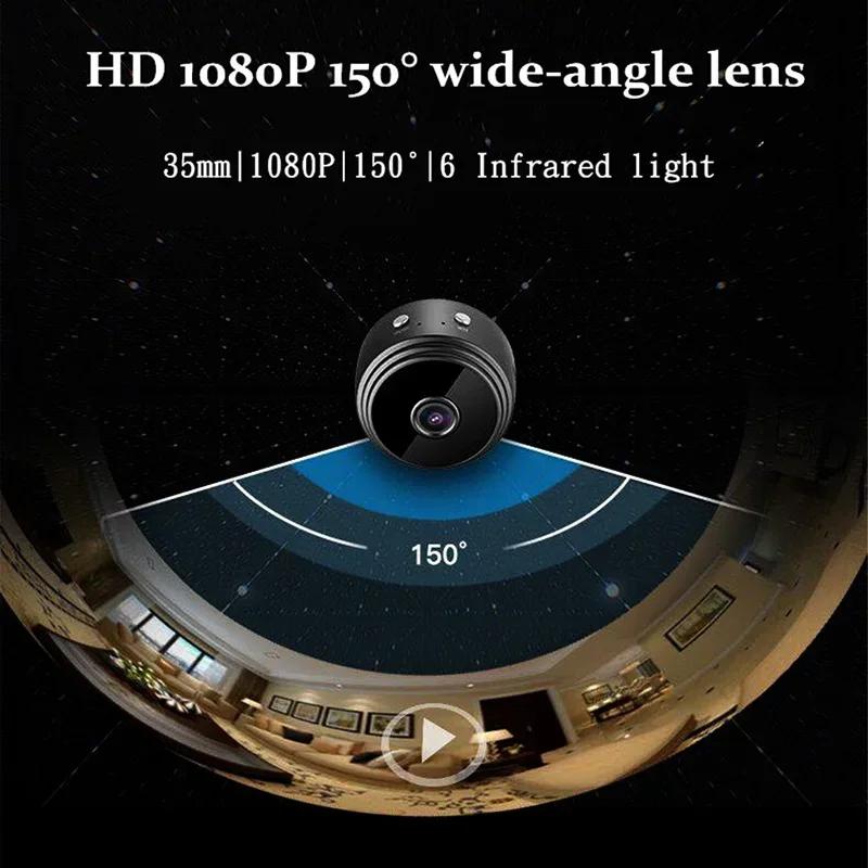Mini Wireless Surveillance Camera, A9, 1080P HD, WiFi, Sensor, Camcorder, Web Video, Smart Home, Security, Wireless Security