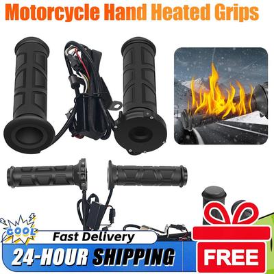 Fast Heating Motorcycle Hand Heated Grips Electric Heating Handle Temperature Regulation Winter Motorcycle Heating Handlebar