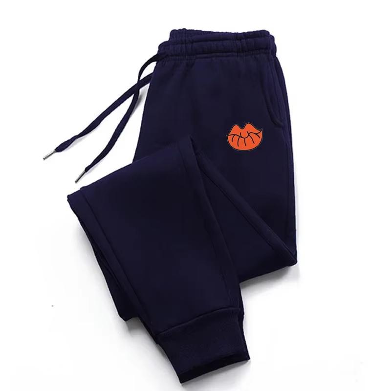 Man Lips Printed Pants Man's Pants Soft Joggers Fitness Sweatpants Comfortable Casual Trousers Mans Fashion Pants