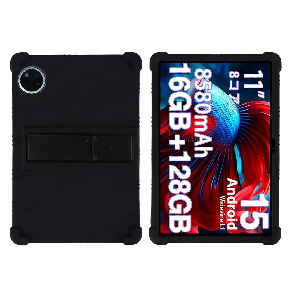 Pro Doogee U11/U11 Pro Silikonové pouzdro se stojánkem Odolný ochranný kryt