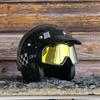 ORZ-700-DOT Approved Real Carbon Fiber 3/4 Motorcycle Helmet Wear Resistant Comfort Liner Daily Commute Cruiser Riding Gear