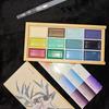 48-12 Farben Handgemaltes Chinesisches Malset - Professionelle Aquarellfarben in Festfarben, Ideal zum Skizzieren und Illustrieren