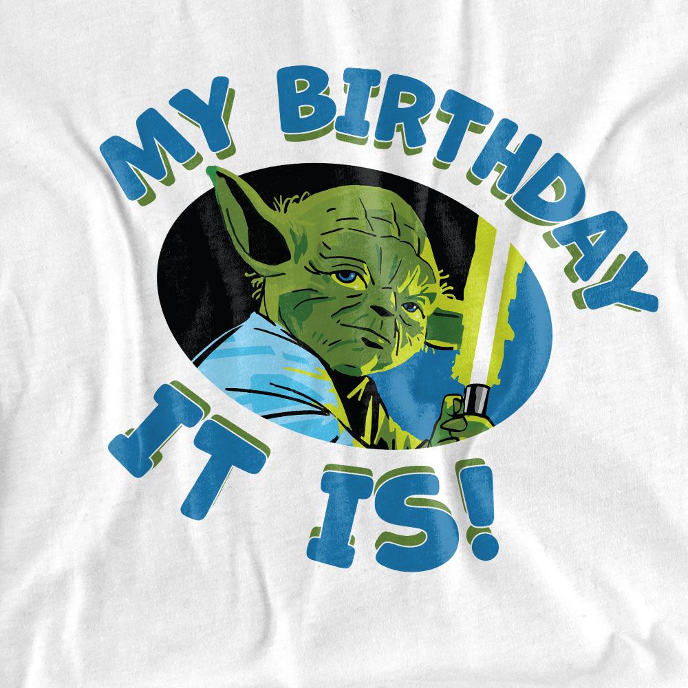 Star Wars Unisex Adult My Birthday It Is T-Shirt
