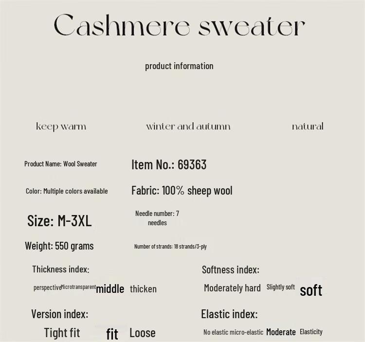 Hengyuanxiang Men's Thick 100% Wool Half-Turtleneck Sweater