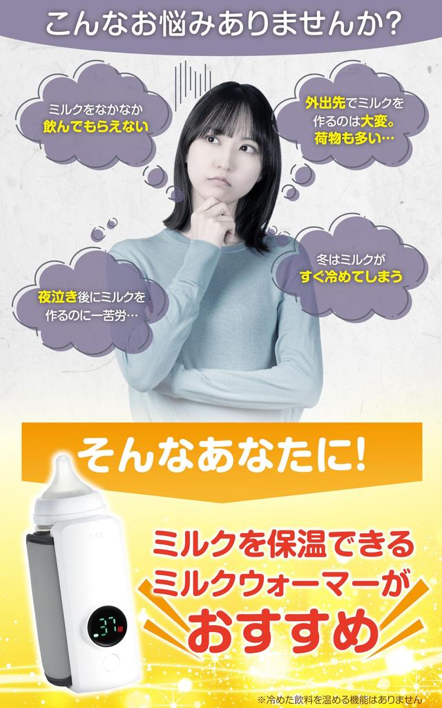 6-Month Warranty, Midwife-Recommended Cordless Milk Warmer with Built-in Design Patent Pending [Peopensee] Portable Milk Warmer for Preparing Baby