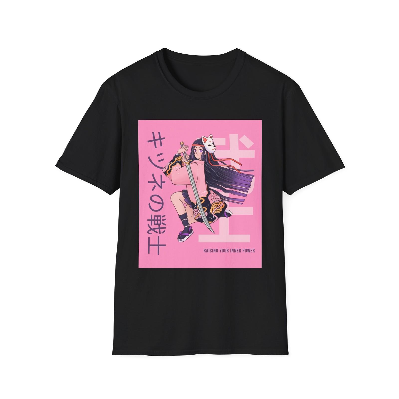 Anime-Inspired Unisex Softstyle T-Shirt Mens Womens Tees Top, Casual Wear, Graphic Tee, Gift, Girl M