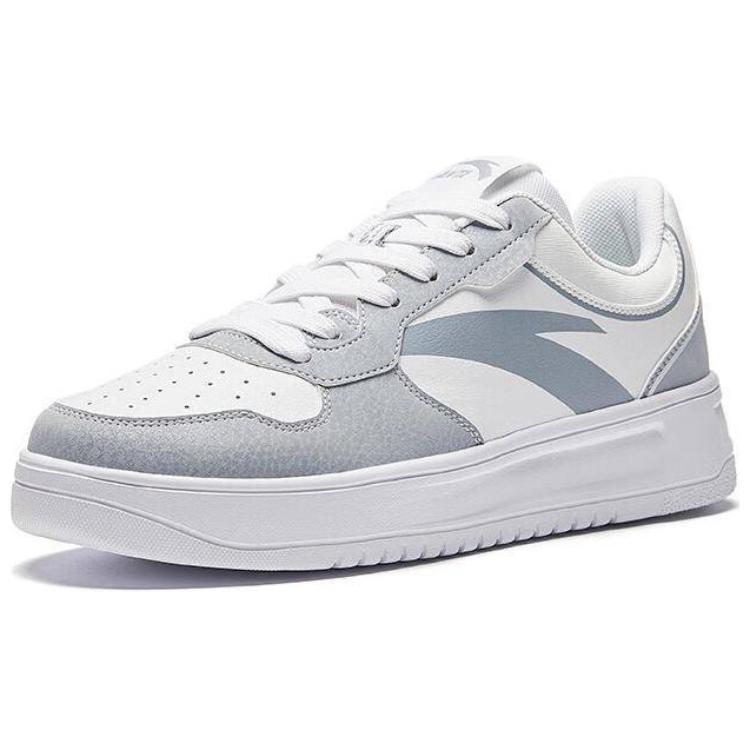 

Новые кеды Anta Relaxed с низким верхом, устойчивые к скольжению и истиранию, для скейтборда, мужские, бело-серые 912518001Q-5 41