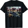 Cats For Trump Maga Army American Flag Patriotic Vote Trump Unisex T-Shirt Unisex T-Shirt