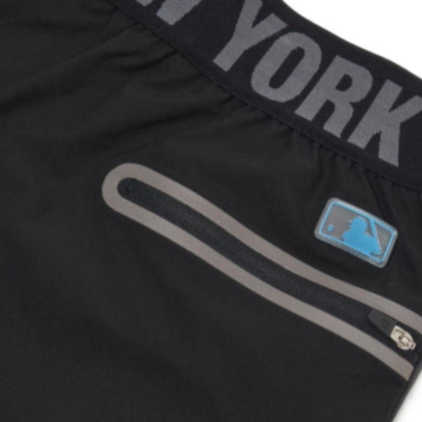 New MLB Knitted Sweatpants Unisex Black 3AWPA0121-50BKS