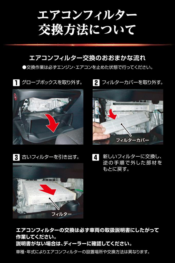 Carmate Deo Premium Air Conditioner for Delica Powerful Deodorizing and Mold Prevention Dr. Filter, DF-MI02, Roox, Sakura, Dayz, Mini, Etc.,