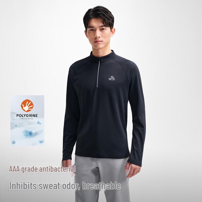 Pelliot Men's Quick-Dry Long Sleeve Athletic T-Shirt