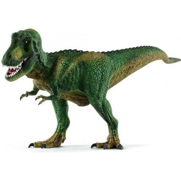 Tyrannosaurus Rex Figure, Green, with Realistic Details, for Children Aged 4 and Over, SCHLEICH 14587 Dinosaurs